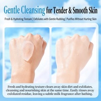 Gel exfoliant au lait TWG RTS, best-seller, 300 ml, soin nettoyant hydratant pour la douche, gel exfoliant hydratant pour le corps entier