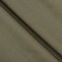 Maillot de sport vert Dry Fit en polyester, maille de football en tissu recyclé pointelle tricoté avec fonction mémoire pour vêtements