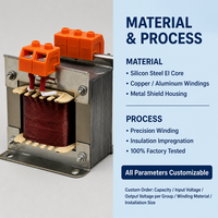 Transformateurs de commande de machine à fil de cuivre monophasé certifiés CE, transformateur de puissance JBK5