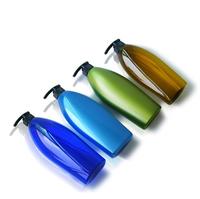 Vente en gros de flacons pompe vides en plastique PET colorés pour savon liquide, savon pour les mains, lotion corporelle