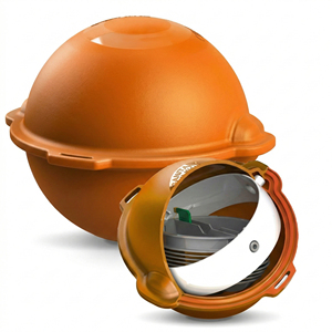 Marcador de Ubicación Subterráneo Naranja GLGW GLGW-OM-1014K-ORG 101.4kHz de Polietileno de Alta Densidad Impermeable para Fibra Óptica - Product Image 3
