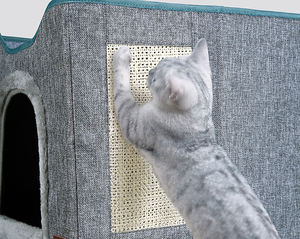 גבוהה באיכות נכונה מחיר גיבוב מתקפל יוקרה רך חתול מחמד קוביית בית מקורה חתול בית - Product Image 5