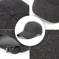 Gorra de béisbol deportiva unisex ajustable de poliéster 100% para exteriores, modelo Rongguang RG-139 de 6 paneles, al por mayor, personalizable
