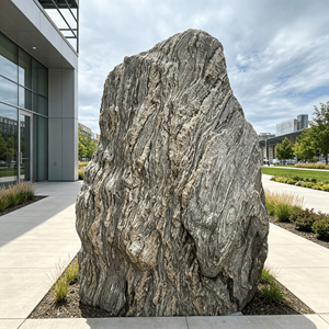 Pierre naturelle veinée, roche paysagère, grande pierre décorative pour jardin vertical, pour aménagement extérieur, parc, entrée de villa. - Product Image 6