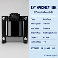 Transformateur de commande monophasé : performance fiable pour le contrôle de puissance des machines-outils