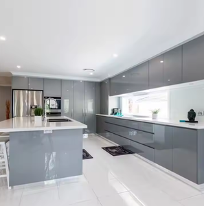 ארון מטבח מודולרי מעוצב בהתאמה אישית, מודרני, עם גימור מט וברק גבוה - Product Image 5