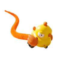 Jouet interactif pour chat en peluche à queue longue avec cordon – Soulagement de l'ennui, utilisation multi-scènes, vente en gros, jouet transfrontalier pour animaux de compagnie
