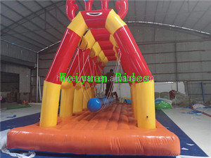 Parco tematico parco giochi gonfiabile buttafuori blocchi di costruzione scivolo scivoli gonfiabili con soffiatore per bambini adulti per la vendita - Product Image 5