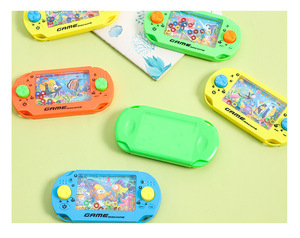 Máquina de juego de anillo de agua, juego de agua de lanzamiento de anillo de plástico portátil tradicional nostálgico clásico infantil - Product Image 5