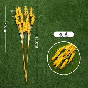 Bán Sỉ Nhân Tạo Hoa Tai Lúa Mì Khô Bó Hoa Và Cây Trang Trí Cửa Sổ Lễ Khai Mạc - Product Image 4
