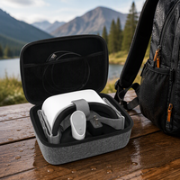 Étui de transport pour casque VR EVA, sac de rangement à fermeture éclair en coque rigide pour appareils électroniques portables, voyage