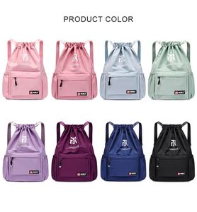 2025 Custom Logo Drawstring <b>Gym</b> <b>Bag</b> Student Hot Sell Fashionable Waterproof Polyester Lining Sports Snakpack for Men and <b>Women</b> - Product Image 6