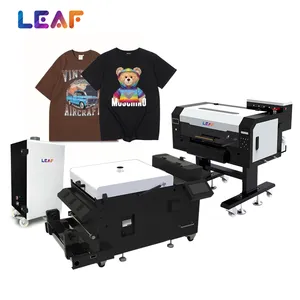 FOLHAR A3 DTF Impressora Set T-shirt Impressora Jato De Tinta Impressora DTF Direto Para Filme Impressora Com Dupla i1600 Cabeças