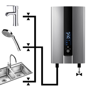Calentador de Agua Instantáneo de 8kW 12kW 220V con Función de Memoria para Uso Diario, Calentador de Agua Eléctrico Instantáneo para Ducha - Product Image 5