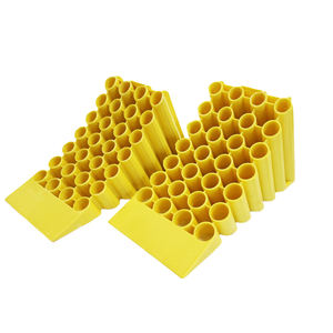 Cale de roue en plastique léger en nid d'abeille anti-dérapant Base Triangle HDPE caoutchouc voiture tout-terrain bouchon de voiture - Product Image 1