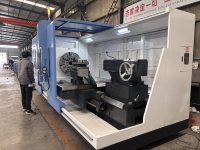 Tour CNC à lit plat CK61125, haute stabilité, commande numérique automatique