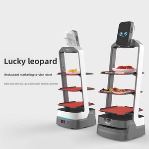 Robots de service alimentaire HuntStars : livraison et transport de plats avec navigation autonome sans tracé pour restaurants et hôtels - Product Image 2