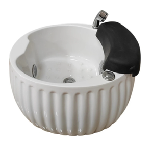 XingYing Luxury Spa Foot Bath Basin Acrílico Madera Suministros para uñas Relajación con función de masaje para salones de belleza - Product Image 6