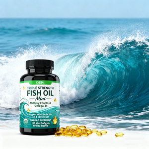 Capsule di Olio di Pesce <span class=keywords><strong>Omega</strong></span>-<span class=keywords><strong>3</strong></span> con 1000mg di EPA e DHA OEM per il Supporto della Salute del Cervello - Product Image 5