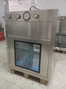 Caja de paso laminar personalizada, caja de paso limpia SUS304, ventana de paso con filtro HEPA para sala limpia, laboratorio, hospital - Product Image 3