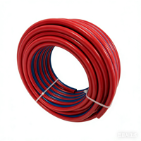 Tuyau flexible en PVC à double ligne pour usage industriel, tressé en polyester haute résistance, pour oxygène, acétylène et irrigation