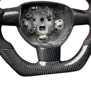 พวงมาลัยคาร์บอนไฟเบอร์แท้ สำหรับรถยนต์ <span class=keywords><strong>Ford</strong></span> <span class=keywords><strong>Focus</strong></span> MK2 Kuga <span class=keywords><strong>MK1</strong></span> ST <span class=keywords><strong>RS</strong></span> แต่งสไตล์รถแข่ง - Product Image 6