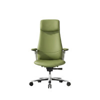 Nouveau fauteuil présidentiel tendance en cuir véritable, design ergonomique, directement de l'usine, adapté aux bureaux d'entreprise et aux salons VIP