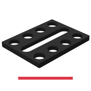 Plaque d'adaptation SteelMax GPPH 200x150mm, épaisseur 15mm, trous 28mm - Product Image 1