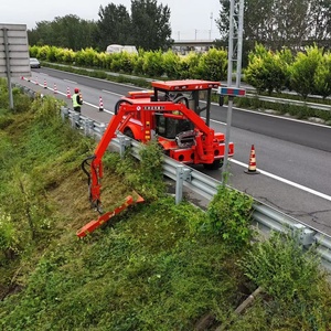 Taille-haie diesel autopropulsé à grande portée, coupe-branches hydraulique rotatif à 360 degrés pour l'aménagement paysager urbain - Product Image 6