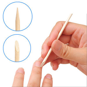 Mini Stick en bois Orange à Double tête pour cuticules, jetables, 100 pièces, élimine la peau morte, pour manucure et Nail art - Product Image 3