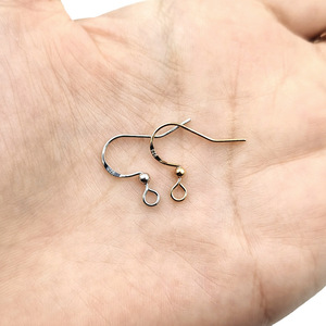 Crochets d'oreille plats en cuivre plaqué or 925 de 16 mm et 18 mm, style coréen KC, pour la fabrication de bijoux DIY - Product Image 4