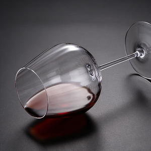 Verre à <span class=keywords><strong>vin</strong></span> <span class=keywords><strong>rouge</strong></span> à rayures verticales transparentes de 550 ml, pied long et fin, bol côtelé, gobelet de Bourgogne pour la dégustation de <span class=keywords><strong>vin</strong></span>, restaurant, bar - Product Image 6