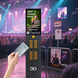 Station de location de batterie externe Lita avec lecteur de cartes Partager la batterie externe Chargeur <span class=keywords><strong>portable</strong></span> Location Kiosque de location Distributeur automatique avec Pos - Product Image 2