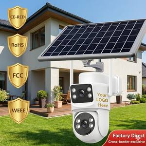 Cámara de Seguridad Solar Inalámbrica Shuzhi de 12MP 6K con Panel Solar, V380 Pro para Exteriores, <span class=keywords><strong>3</strong></span> Lentes, Zoom 10X, WiFi, CCTV - Product Image 4