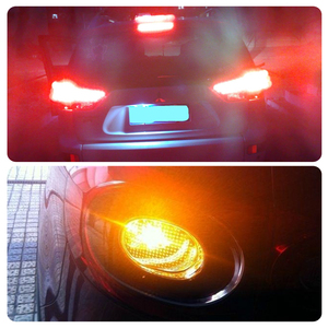 AMS 3014 LED luce di direzione 144smd CanBus 1156 BA15S <span class=keywords><strong>P21W</strong></span> BAY15D BAU15S PY21W lampada T20 W21W lampadine 1157 compatibili con 7440 - Product Image 6