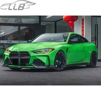 Bumper Depan Serat Karbon Kering Berkualitas Tinggi Gaya AO untuk BMW M3 G80 4-Pintu/M4 G82/G83 2-Pintu 2021+