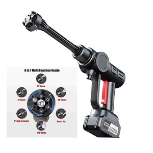 เครื่องฉีดน้ำแรงดันสูงไร้สาย 48V แบบชาร์จไฟได้ 6in1 หัวฉีดอเนกประสงค์ สำหรับล้างรถยนต์ - Product Image 5