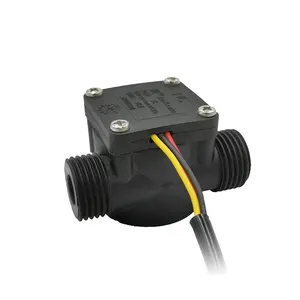 塑料G1/2 ”水流量传感器三线DC5V霍尔效应流量传感器水表