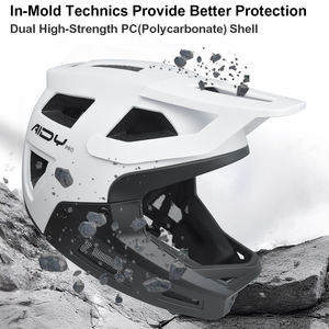 <span class=keywords><strong>Casco</strong></span> de Ciclismo de Montaña Integral con Visera, Certificado CE EN1078, para Descenso, MTB, <span class=keywords><strong>BMX</strong></span>, para Niños y Jóvenes - Product Image 4