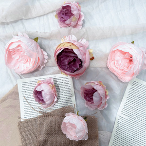 <b>Artificial</b> <b>Peony</b> Flower Heads Silk High Simulation Wedding Decor Romantic Dreamy 9cm Reusable Home Dcor - Product Image 2