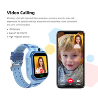 Reloj Inteligente para Niños con Batería de Larga Duración de 500 mAh, Videollamadas, Resistente al Agua, Reloj con SIM 4G por Menos de $17.5