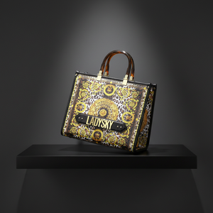 Nouvelle vente grande taille <span class=keywords><strong>sac</strong></span> fourre-tout Ladysky marque privée qualité PU imprimé plusieurs impressions concepteur luxe femmes <span class=keywords><strong>sac</strong></span> à main 33 cm - Product Image 2