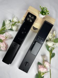 สมาร์ทล็อคประตู C11 ระบบจดจำใบหน้า Wi-Fi สแตนเลสเกรด C พร้อมระบบจัดเก็บข้อมูลบนคลาวด์ รุ่นสำหรับประตูเหล็ก - Product Image 4