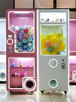 Distributeur de capsules Gacha à monnayeur grande capacité avec éclairage LED pour centres commerciaux – Distributeur de prix