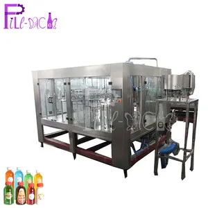 360Degree Rinsing full automatic bottled beverage producing device with high position tank