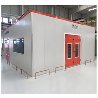 Cabine de peinture industrielle pour la finition de meubles en grande quantité avec four et filtre