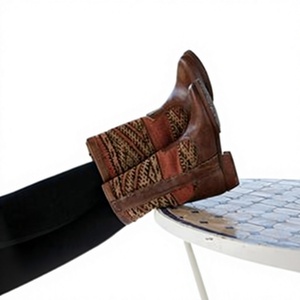 Botas kilim de cuero genuino hechas a mano - Product Image 1