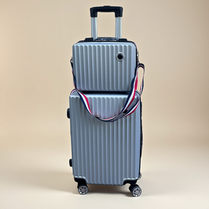 RTS Bulk Wholesale 12/20 Inch <b>Boarding</b> Trolley Luggage Universal <b>Wheel</b> Hardside Suitcase Travel Bags Luggage Set - Product Image 2
