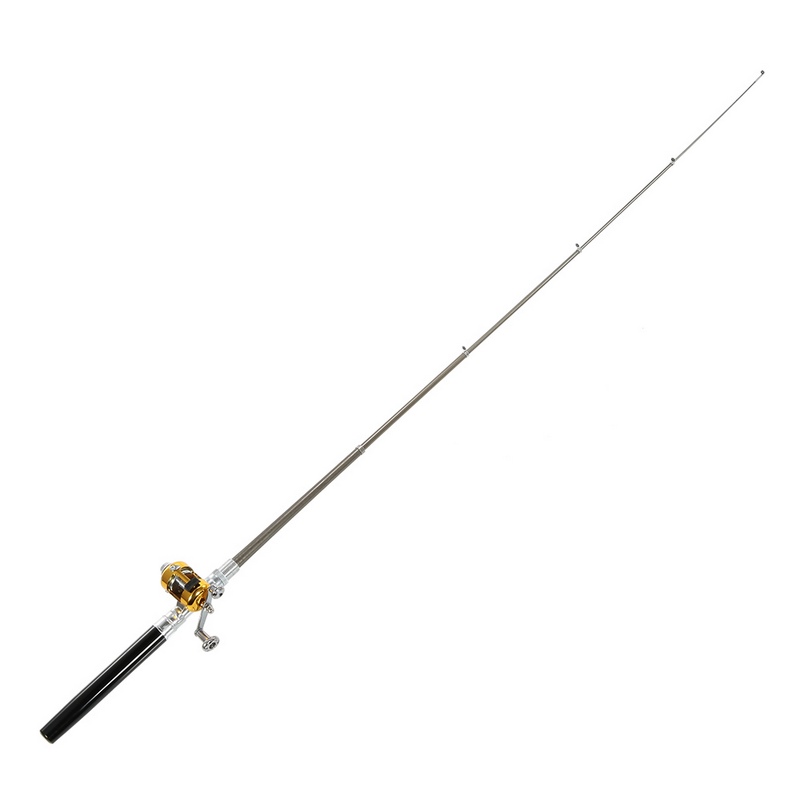 Fishing Rod Reel Combo Set - Mini Telescopic Portable Pen