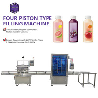 Machine de remplissage automatique de pâte à haute viscosité à piston servo avec mélangeur chauffant pour l'embouteillage de boissons en verre, haute productivité